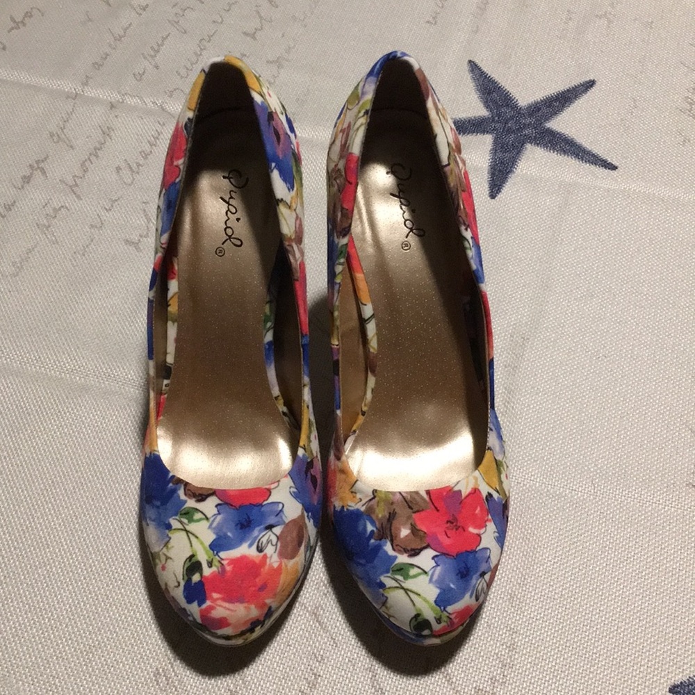 Beautiful floral heels